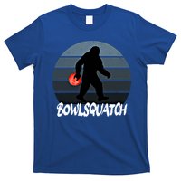 Bowlsquatch Bigfoot Bowling Ball Sasquatch Bowler Squatch Gift T-Shirt