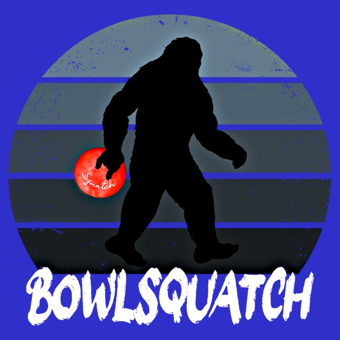 Bowlsquatch Bigfoot Bowling Ball Sasquatch Bowler Squatch Gift T-Shirt