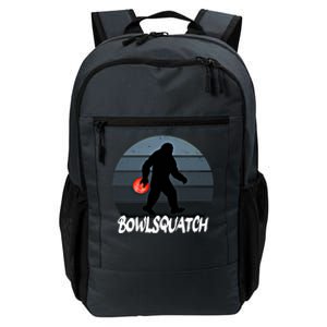 Bowlsquatch Bigfoot Bowling Ball Sasquatch Bowler Squatch Gift Daily Commute Backpack