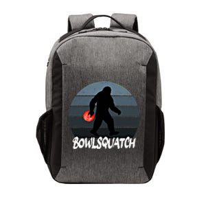 Bowlsquatch Bigfoot Bowling Ball Sasquatch Bowler Squatch Gift Vector Backpack