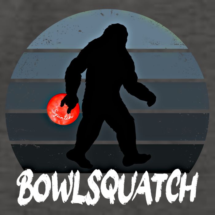 Bowlsquatch Bigfoot Bowling Ball Sasquatch Bowler Squatch Gift Vector Backpack