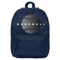 Baseball Baseball 16 in Basic Backpack