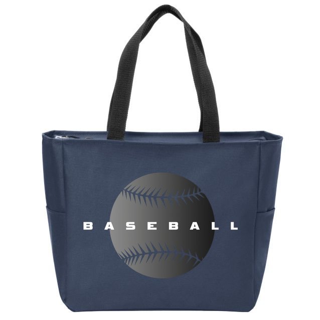 Baseball Baseball Zip Tote Bag
