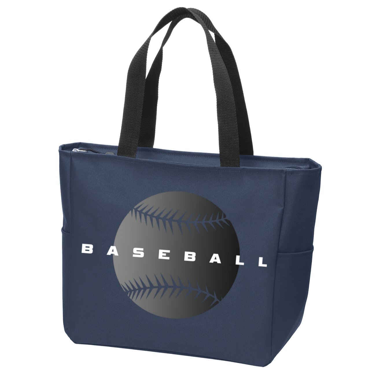 Baseball Baseball Zip Tote Bag