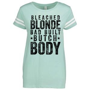 Bleach Blonde Bad Built Butch Body Enza Ladies Jersey Football T-Shirt