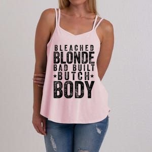 Bleach Blonde Bad Built Butch Body Women's Strappy Tank