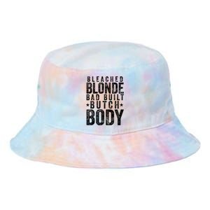 Bleach Blonde Bad Built Butch Body Tie Dye Newport Bucket Hat