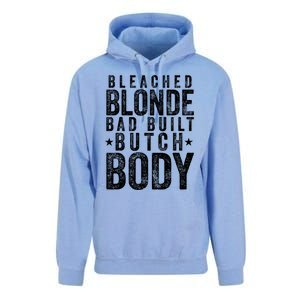 Bleach Blonde Bad Built Butch Body Unisex Surf Hoodie