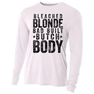 Bleach Blonde Bad Built Butch Body Cooling Performance Long Sleeve Crew