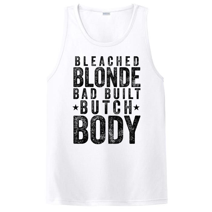 Bleach Blonde Bad Built Butch Body PosiCharge Competitor Tank