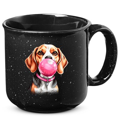 Beagle Bubblegum 15oz Campfire Ceramic Mug