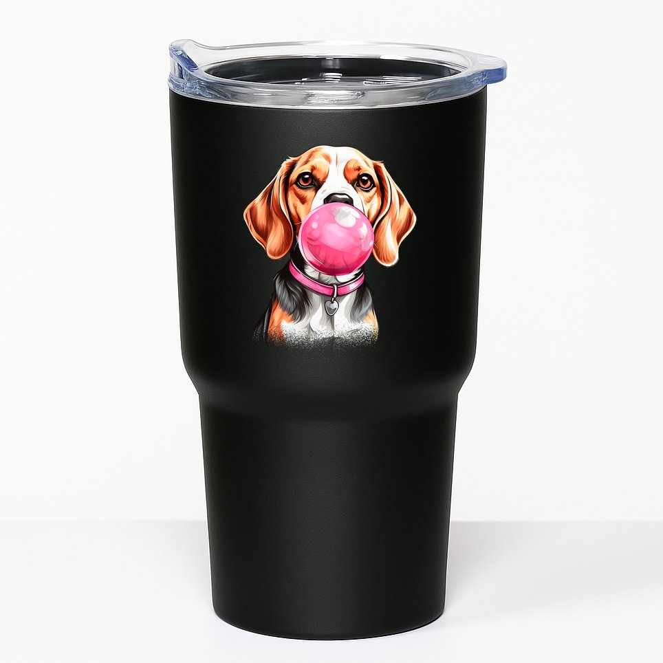 Beagle Bubblegum Tumbler