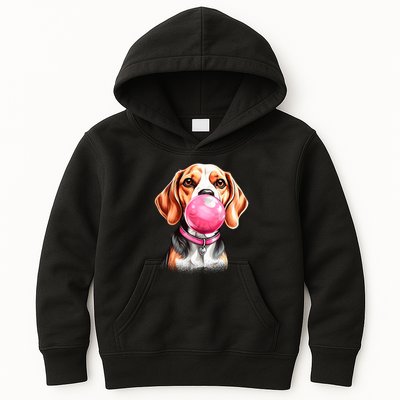 Beagle Bubblegum Kids Hoodie