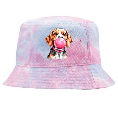 Beagle Bubblegum Tie-Dyed Bucket Hat