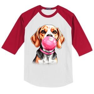 Beagle Bubblegum Kids Colorblock Raglan Jersey