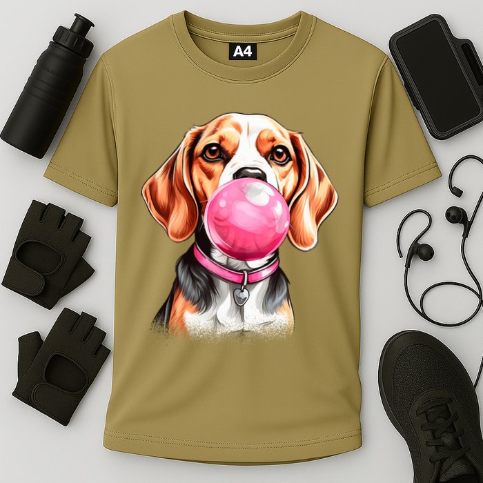 Beagle Bubblegum Cooling Performance Crew T-Shirt