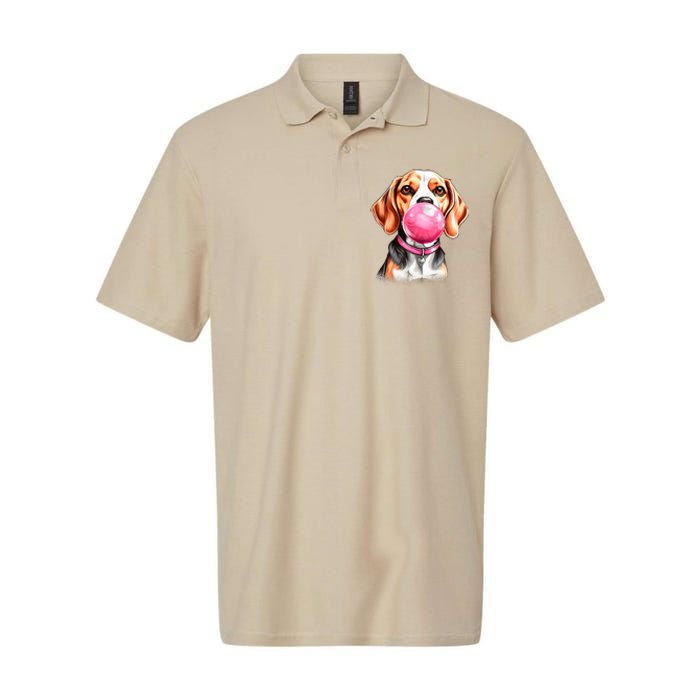 Beagle Bubblegum Softstyle Adult Sport Polo