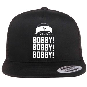 Bobby Bobby Bobby Milwaukee Basketball Flat Bill Trucker Hat