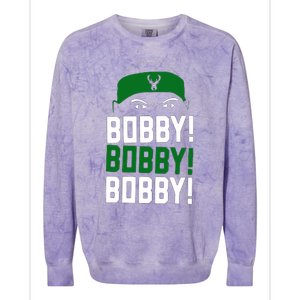 Bobby Bobby Bobby Milwaukee Basketball Colorblast Crewneck Sweatshirt