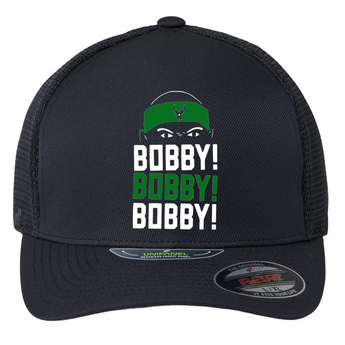 Bobby Bobby Bobby Milwaukee Basketball Flexfit Unipanel Trucker Cap