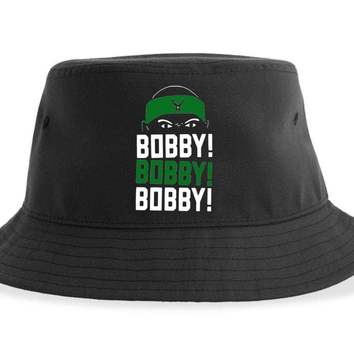 Bobby Bobby Bobby Milwaukee Basketball Sustainable Bucket Hat