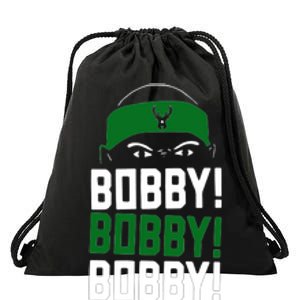 Bobby Bobby Bobby Milwaukee Basketball Drawstring Bag