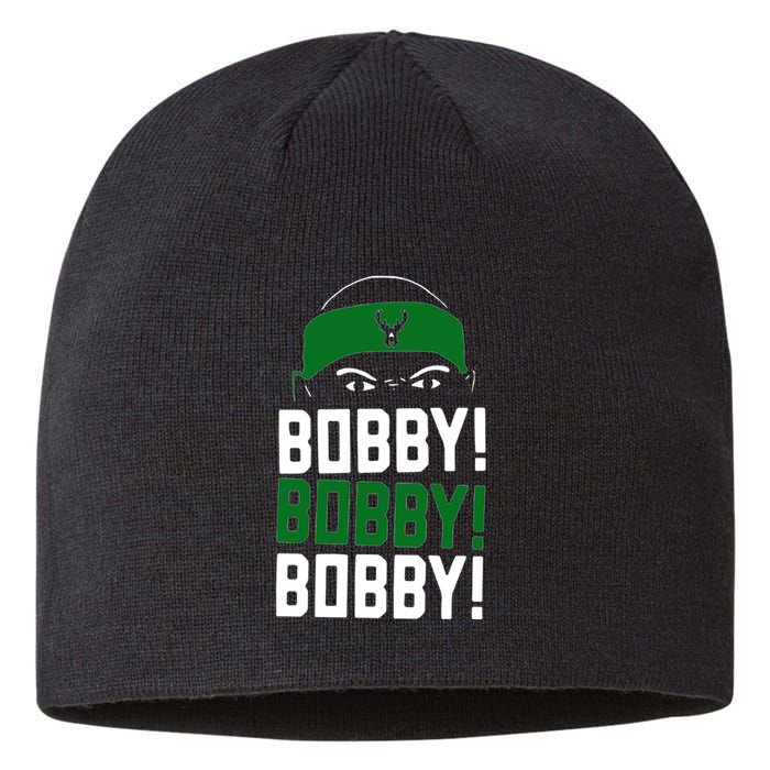 Bobby Bobby Bobby Milwaukee Basketball Sustainable Beanie