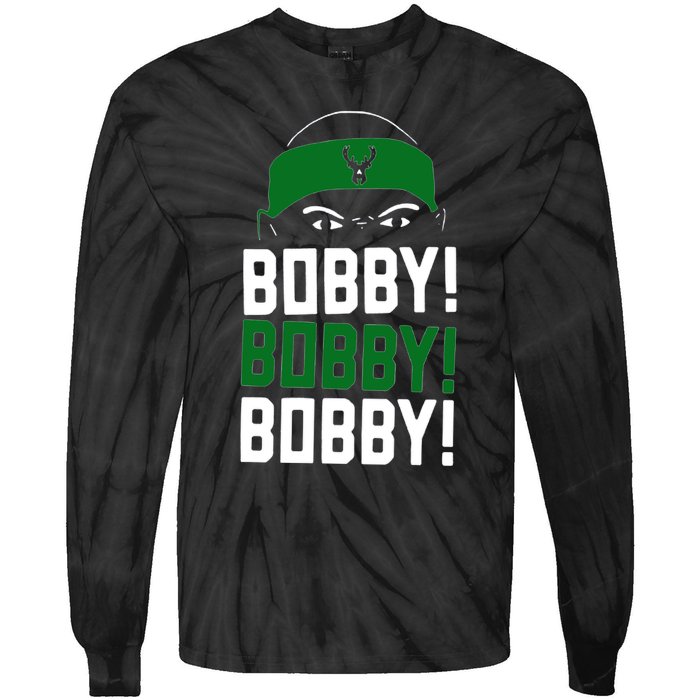 Bobby Bobby Bobby Milwaukee Basketball Tie-Dye Long Sleeve Shirt