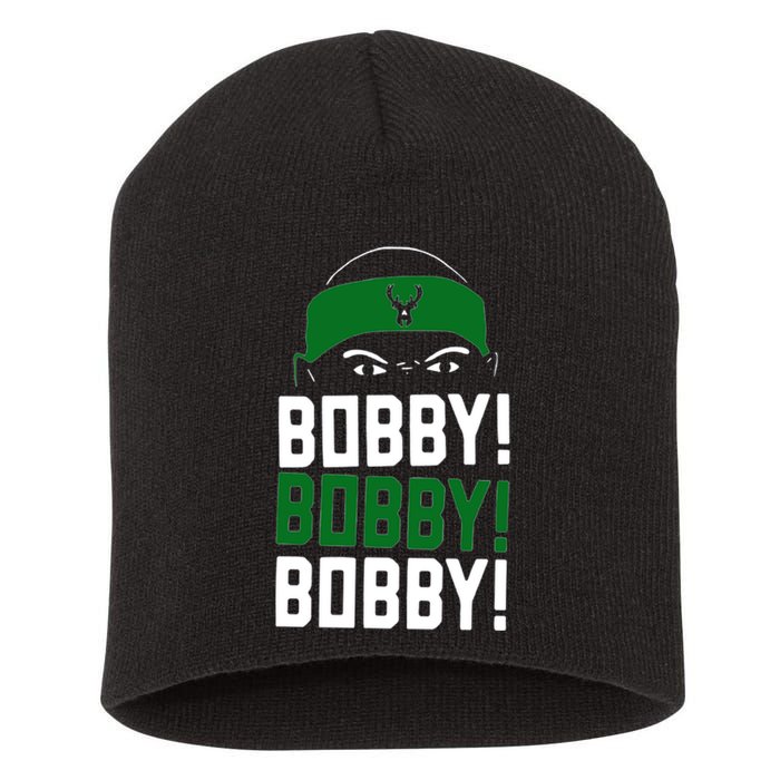 Bobby Bobby Bobby Milwaukee Basketball Short Acrylic Beanie