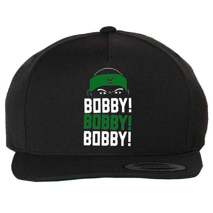 Bobby Bobby Bobby Milwaukee Basketball Wool Snapback Cap