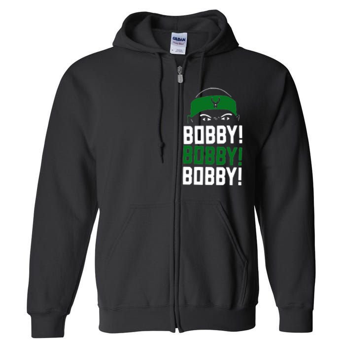 Bobby Bobby Bobby Milwaukee Basketball Full Zip Hoodie