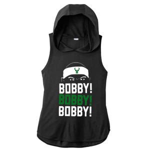 Bobby Bobby Bobby Milwaukee Basketball Ladies PosiCharge Tri-Blend Wicking Draft Hoodie Tank