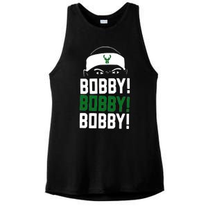 Bobby Bobby Bobby Milwaukee Basketball Ladies PosiCharge Tri-Blend Wicking Tank