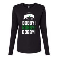 Bobby Bobby Bobby Milwaukee Basketball Womens Cotton Relaxed Long Sleeve T-Shirt