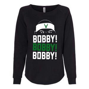 Bobby Bobby Bobby Milwaukee Basketball Womens California Wash Sweatshirt