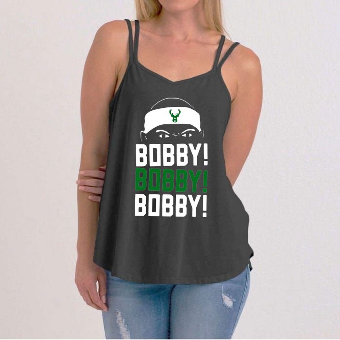 Bobby Bobby Bobby Milwaukee Basketball Women's Strappy Tank