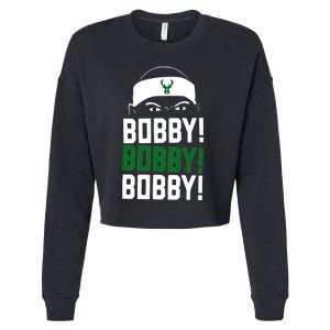 Bobby Bobby Bobby Milwaukee Basketball Cropped Pullover Crew