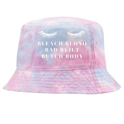 Bleach Blonde Bad Built Butch Body Tie-Dyed Bucket Hat