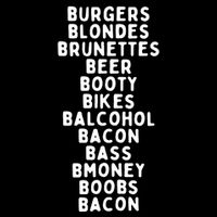 Beers Burgers Blondes 16 in Basic Backpack
