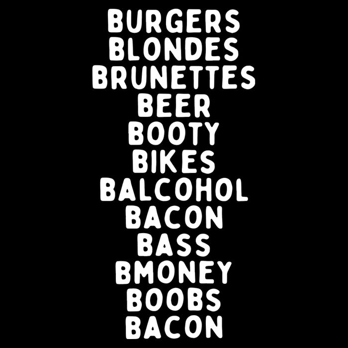 Beers Burgers Blondes 16 in Basic Backpack