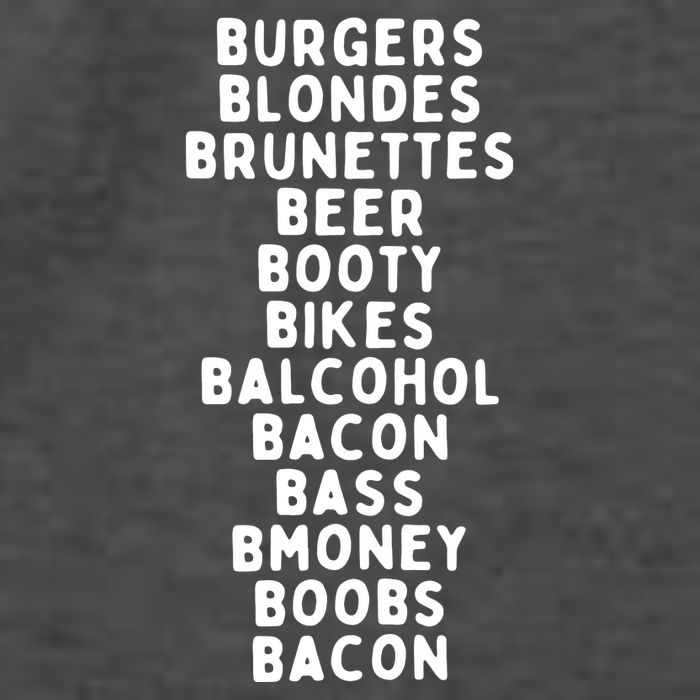 Beers Burgers Blondes Vector Backpack