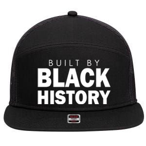 Built By Black History African American Pride 7 Panel Mesh Trucker Snapback Hat