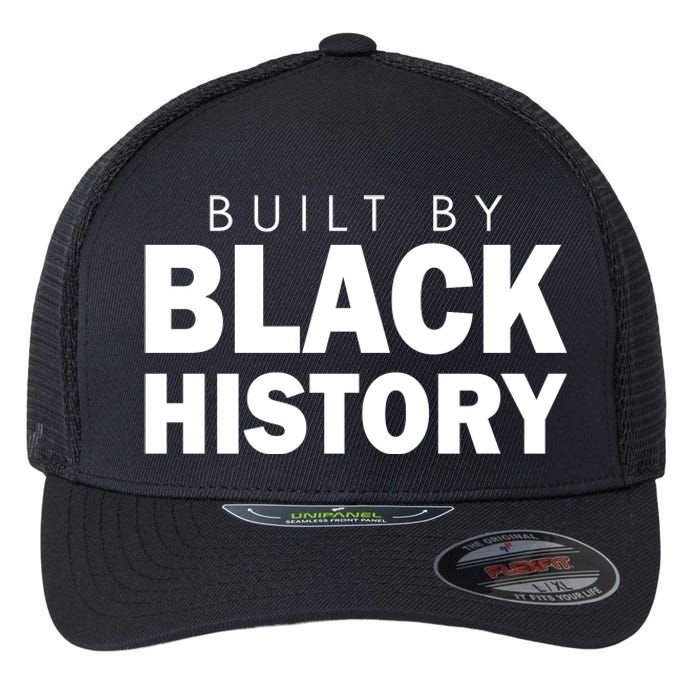 Built By Black History African American Pride Flexfit Unipanel Trucker Cap