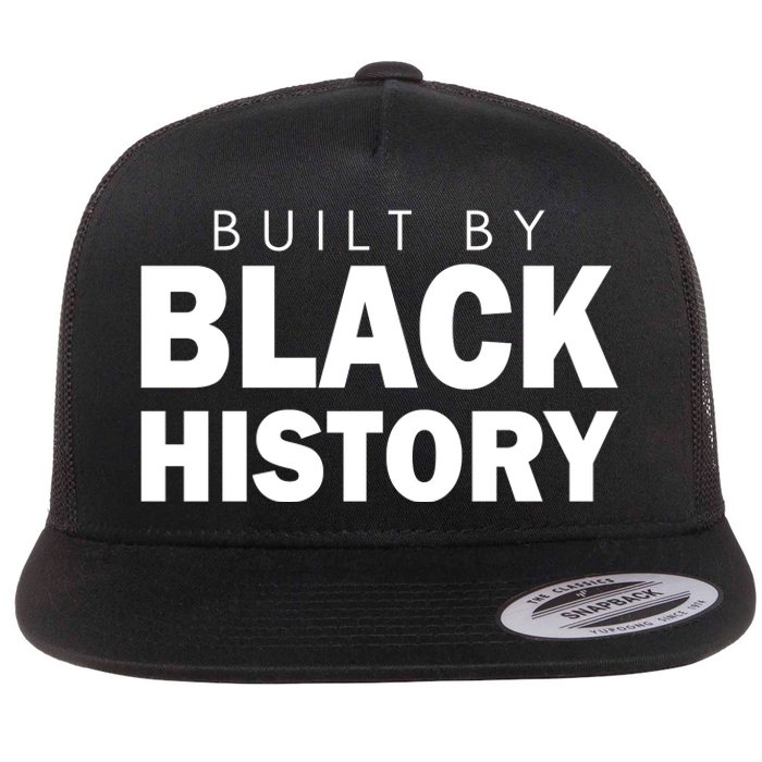 Built By Black History African American Pride Flat Bill Trucker Hat