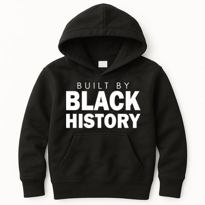Built By Black History African American Pride Kids Hoodie