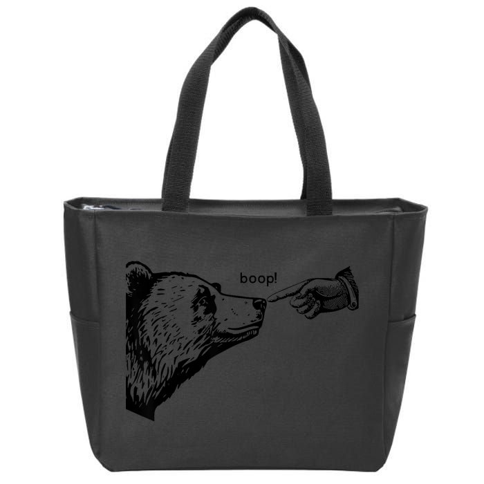 Boop Bear Zip Tote Bag
