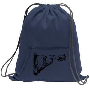 Boop Bear Sweatshirt Cinch Pack Bag