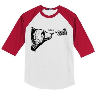 Boop Bear Kids Colorblock Raglan Jersey