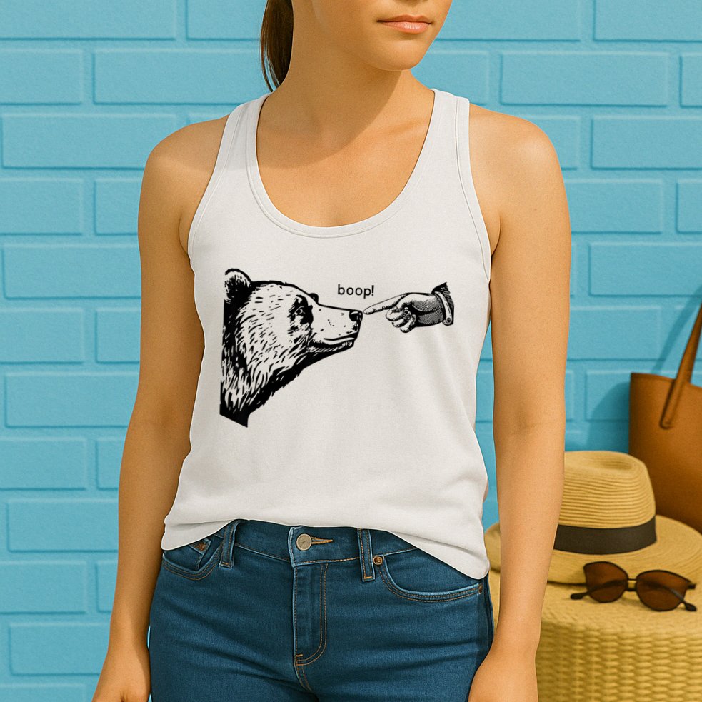 Boop Bear Womens Tank Top