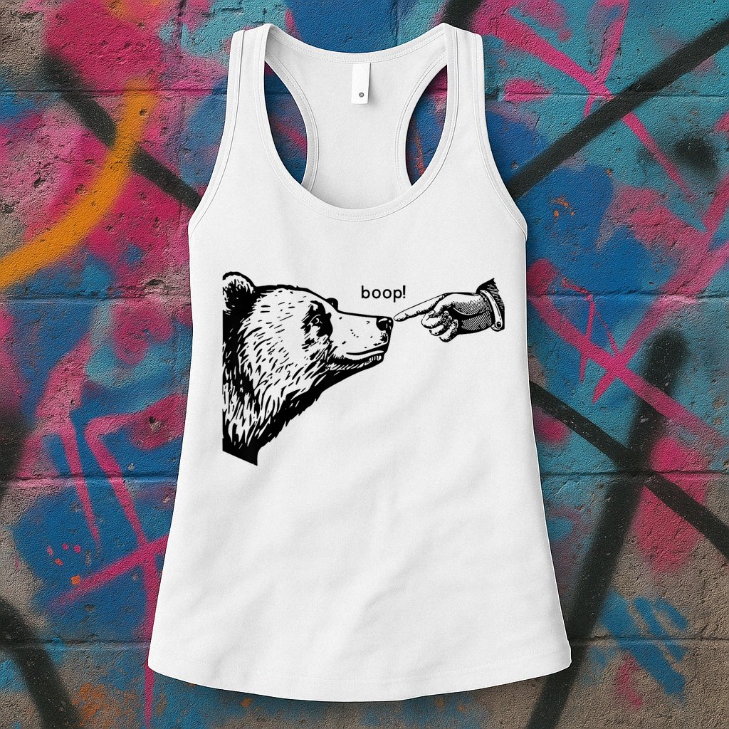 Boop Bear Womens Tank Top